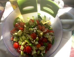 Fresh salad with Avocado