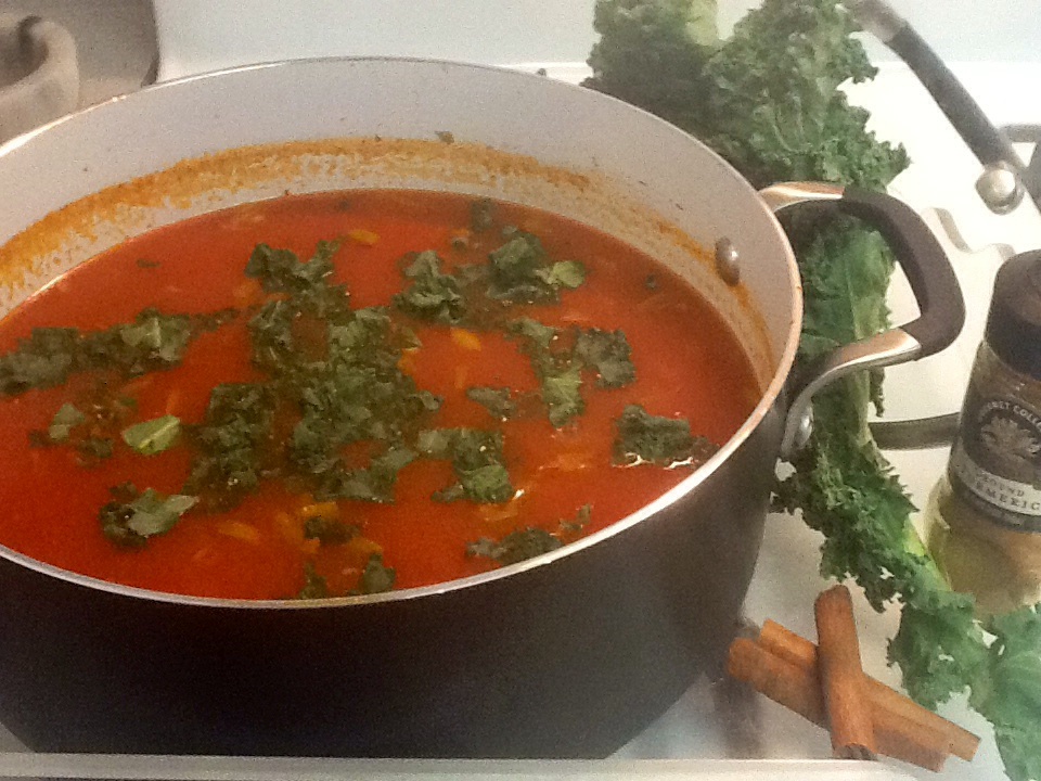 Pot of Vegetable Soup